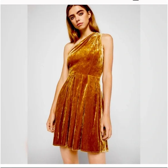 BCBG | Dresses | Bcbg Crushed Velvet One Shoulder Mini Gold Size Large Nwt | Poshmark BCBG | Dresses | Bcbg Crushed Velvet One Shoulder Mini Gold Size Large Nwt | Poshmark